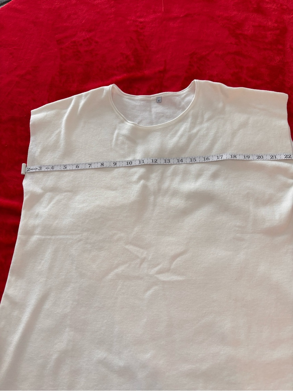White Two-Piece Wide Leg Set. Size S - Picture 6 of 16